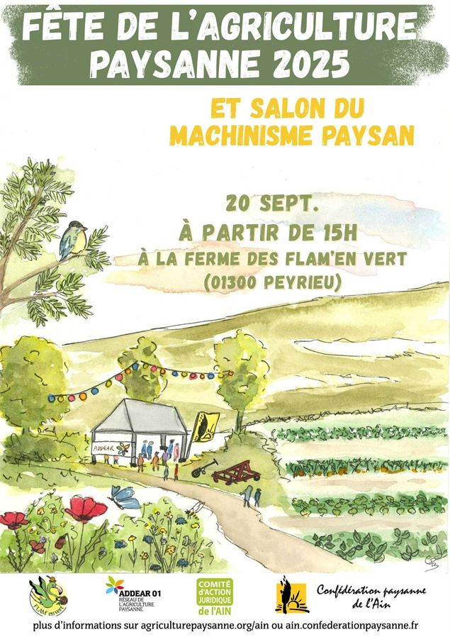 Affiche - Confédération paysanne de l'Ain