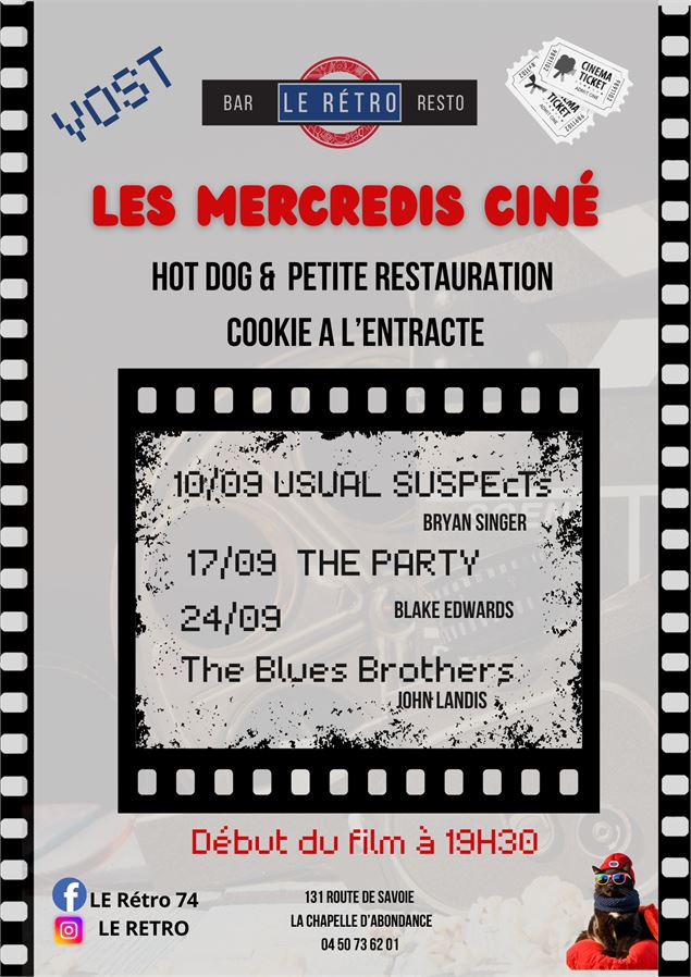 Les mercredis ciné au Rétro - Le Rétro