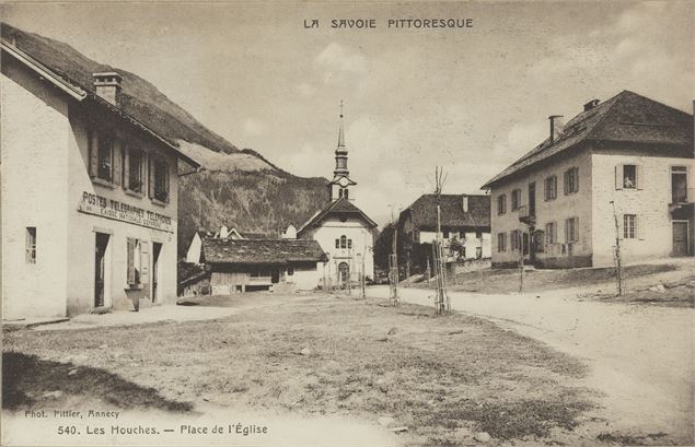 Centre du village vers 1910 - Archives H.-S.