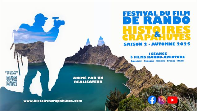 Affiche du festival du film - Histoires & Crapahutes