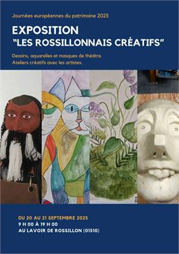 Exposition et ateliers créatifs par "Les rossillonnais créatifs"_Rossillon - Les Rossillonnais Créat