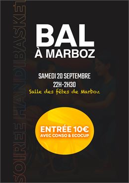 Affiche bal - Basket Bresse Revermont