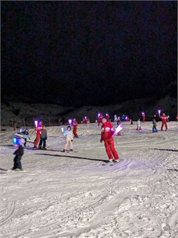 Descente aux flambeaux Hirmentaz_Bellevaux - OT Alpes du Léman