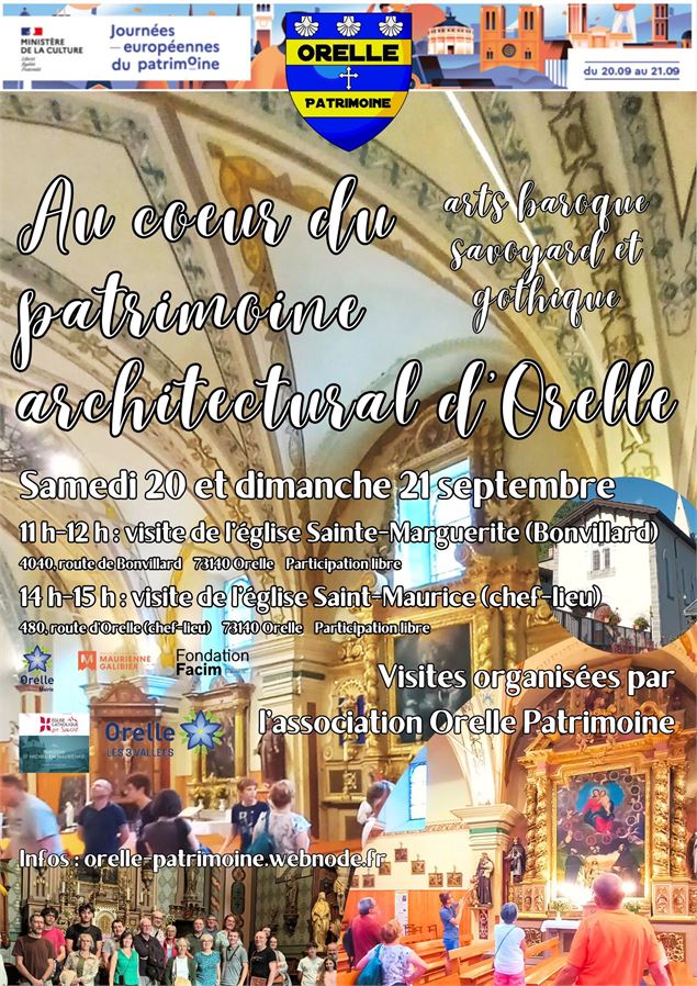 Visite des églises d'Orelle - Orelle patrimoine