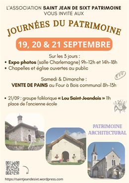 Les journées du patrimoine_Saint-Jean-de-Sixt