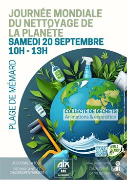 Journée mondiale du nettoyage de la planète - Mairie d'Aix-les-Bains