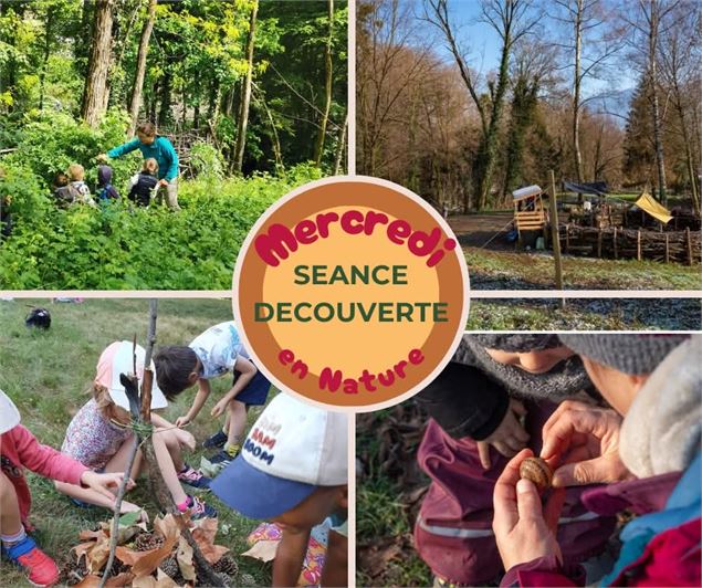 Séance découverte 7-11 ans mercredi en nature École de la forêt Skholè des écureuils  - Skholè des é