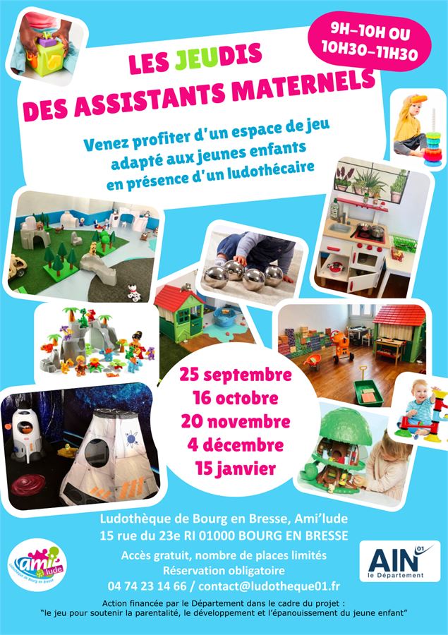 Les jeudis des assistants maternels - DR