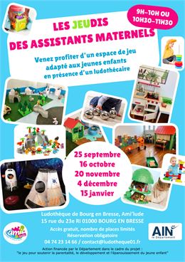 Les jeudis des assistants maternels - DR