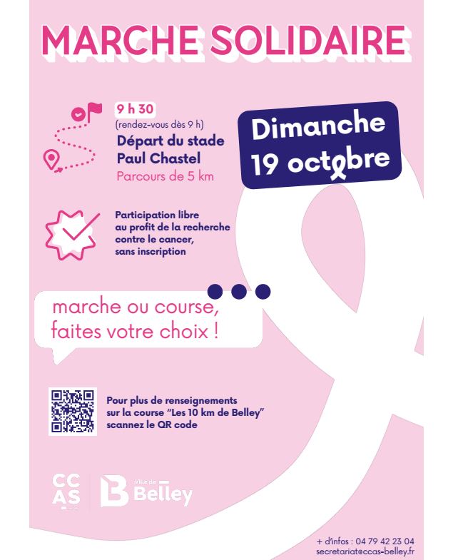 Marche solidaire - Belley_Belley - CCAS - Belley