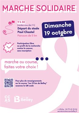 Marche solidaire - Belley_Belley - CCAS - Belley