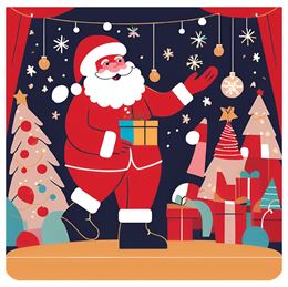 Image d'un Père Noël - OT Aussois