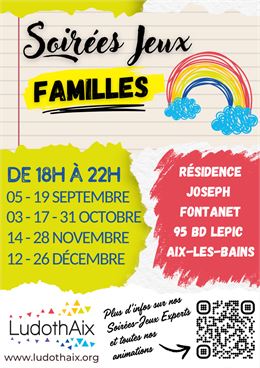 Soirées-jeux Familles 2025 - LudothAix