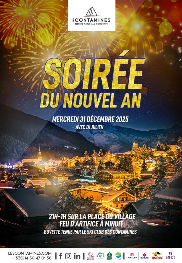 Soirée du nouvel an_Les Contamines-Montjoie