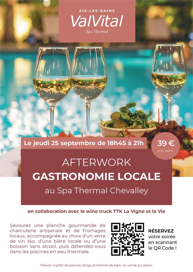 Afterwork Gastronomie Locale - Spa Thermal Chevalley_Aix-les-Bains - Thermes Chevalley