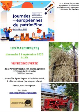 JEP 2025 : Visite guidée d'une ferme agricole et son musée