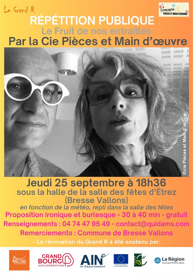 Affiche - Cie Pièces et Main d'œuvre