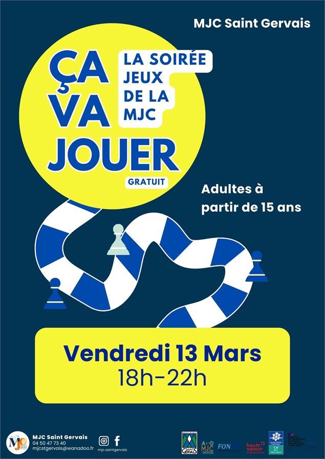 Ça va jouer, la soirée jeux_Saint-Gervais-les-Bains