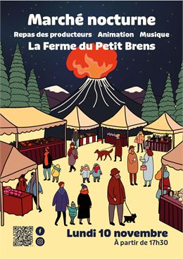 Marché nocturne festif de producteurs à la Ferme du Petit Brens_Brens - Ferme du Petit Brens