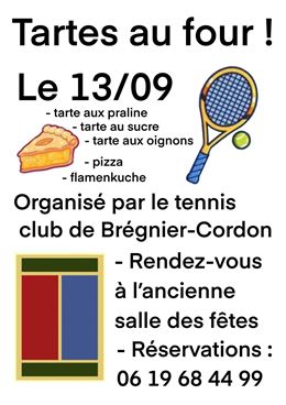 Fête du four à Brégnier Cordon - Tennis Club