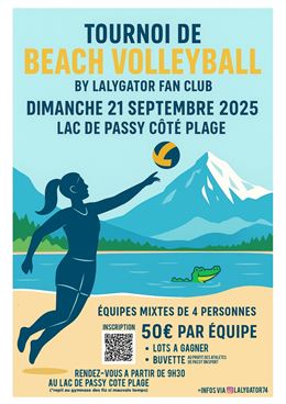 Affiche Tournoi Volley