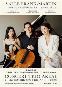 Le Trio Areal en concert - DR