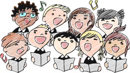 Illustration de membres d'une chorale en réprésentations - Gustavo Rezende from Pixabay