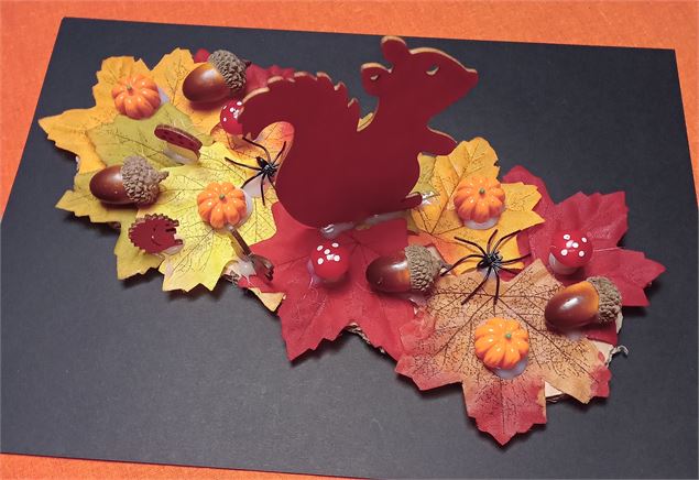 Atelier créatif “Ecureuil sur feuilles d'automne “_Morzine