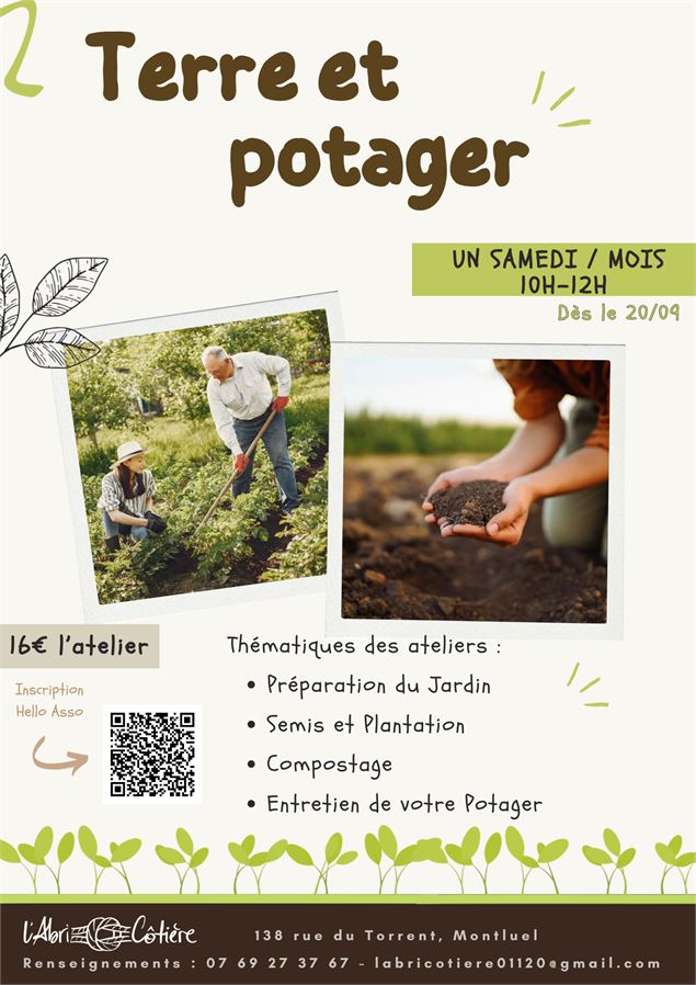 Terre et potager - L'Abricotière