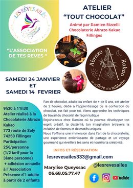 Atelier Tout Chcolat - Les Rêves Ailés