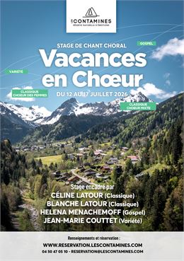 Affiche Vacances en Choeur 2023