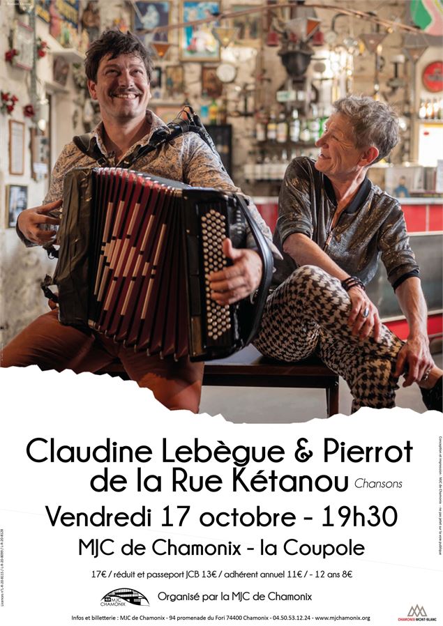 Claudine Lebègue et Pierrot de la Rue Kétanou_Chamonix-Mont-Blanc