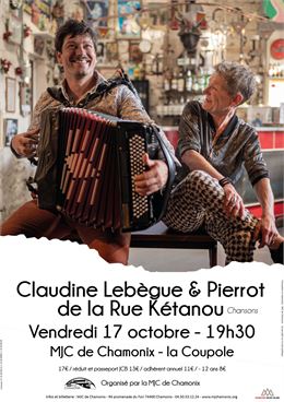 Claudine Lebègue et Pierrot de la Rue Kétanou_Chamonix-Mont-Blanc