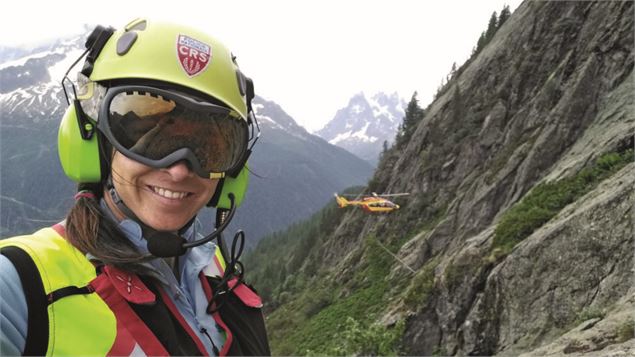 Entrainement avec les CRS ALPES, Marion Poitevin