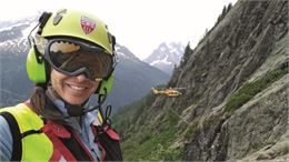 Entrainement avec les CRS ALPES, Marion Poitevin