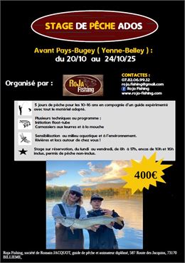 Stage de pêche ados avec Roja Fishing_Yenne