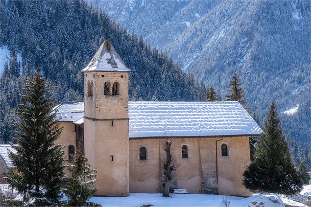 Eglise Saint-Sigismond neige hiver - Olivier Allamand