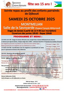 Soirée repas au profit des enfants de Djibouti_Montmélian