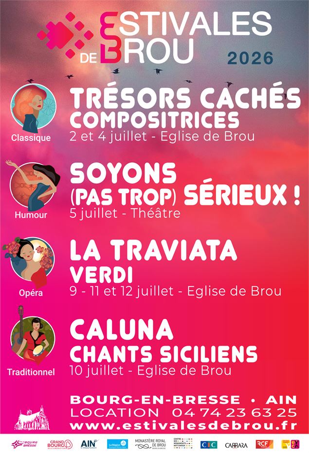 Affiche Estivales de Brou_Bourg-en-Bresse - ©Estivales de Brou