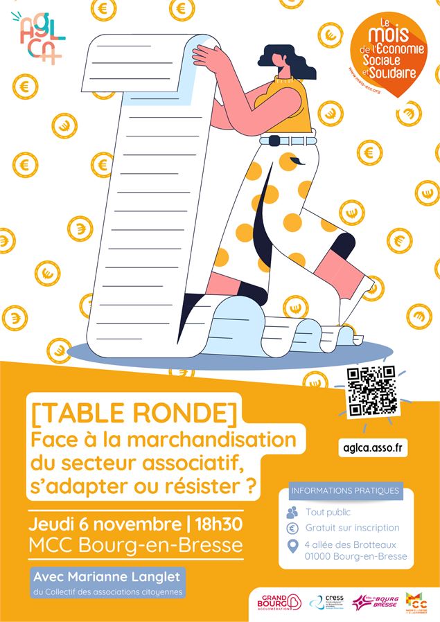 Affiche Mois de l'ESS - AGLCA