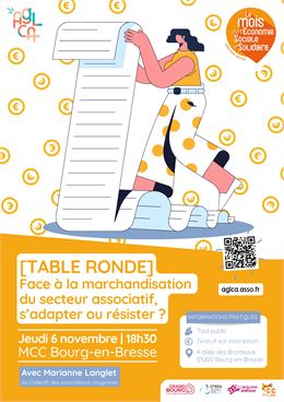 Affiche Mois de l'ESS - AGLCA