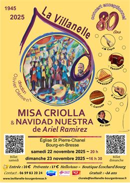 Affiche CONCERT MISA CRIOLLA - SANS