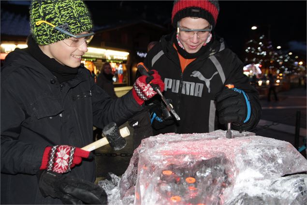 sculpture sur glace morzine - Ot Morzine