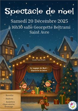 Spectacle de Noël Saint-Avre 20 décembre 2025 - Comité d'Animation St Avre