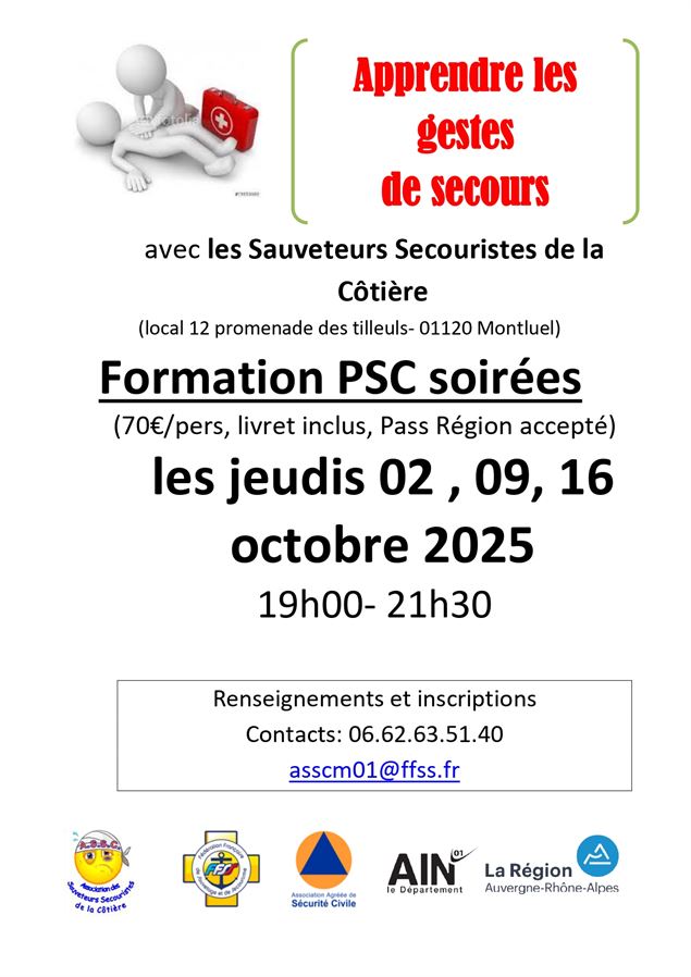 Formation les gestes de 1ers secours_Montluel
