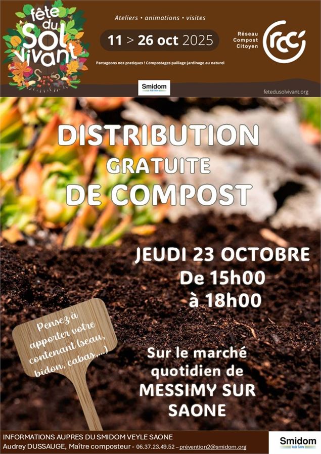 Distribution gratuite de compost_Messimy-sur-Saône