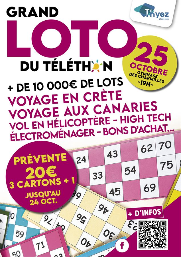 Loto Téléthon Thyez - Ville de Thyez