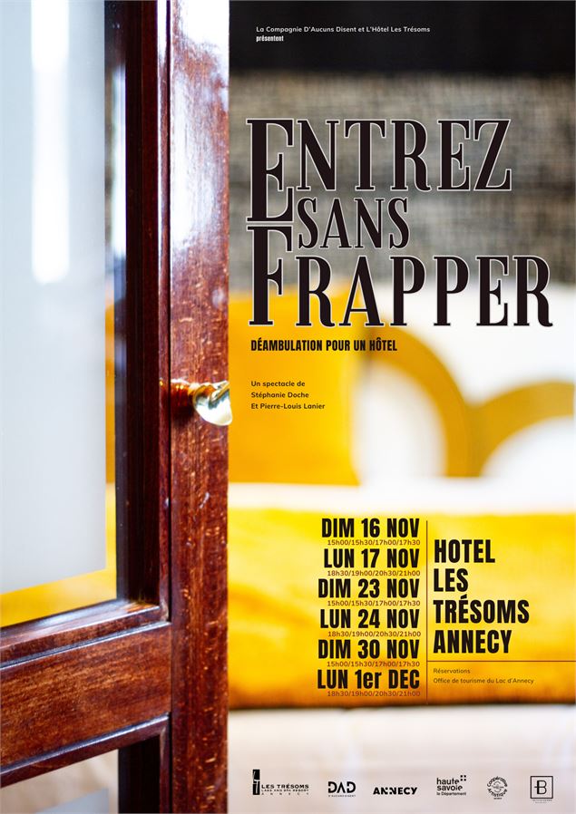 Entrez sans frapper : Déambulation pour un hôtel - Parcours A_Annecy - Compagnie D'Aucuns disent