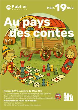 La Ludothèque à roulettes au pays des contes - jeux_Publier - Mairie de Publier