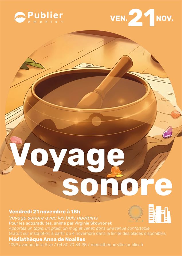 Voyage sonore avec les bols tibétains_Publier - Mairie de Publier